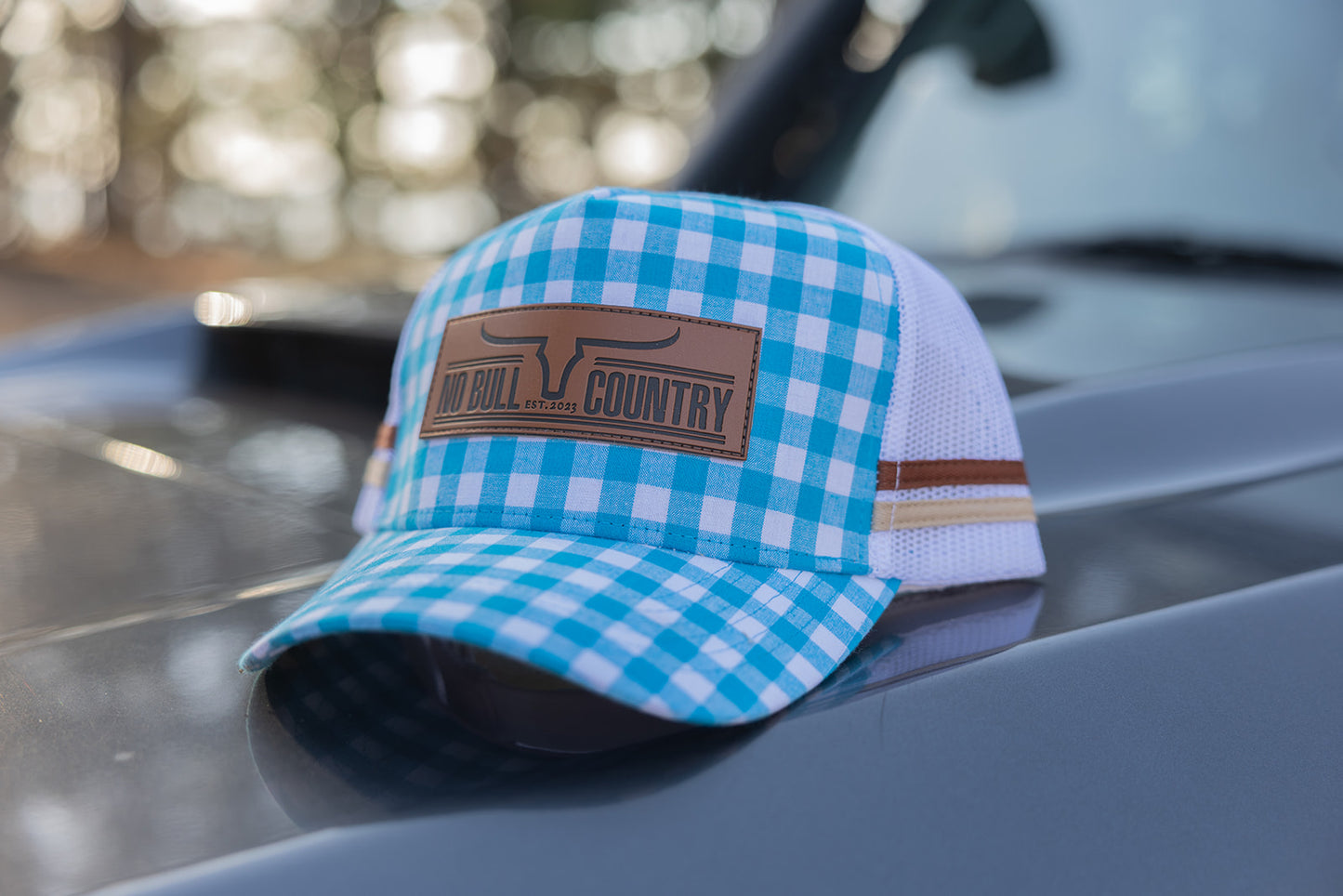 DONOVAN TRUCKER CAP AQUA