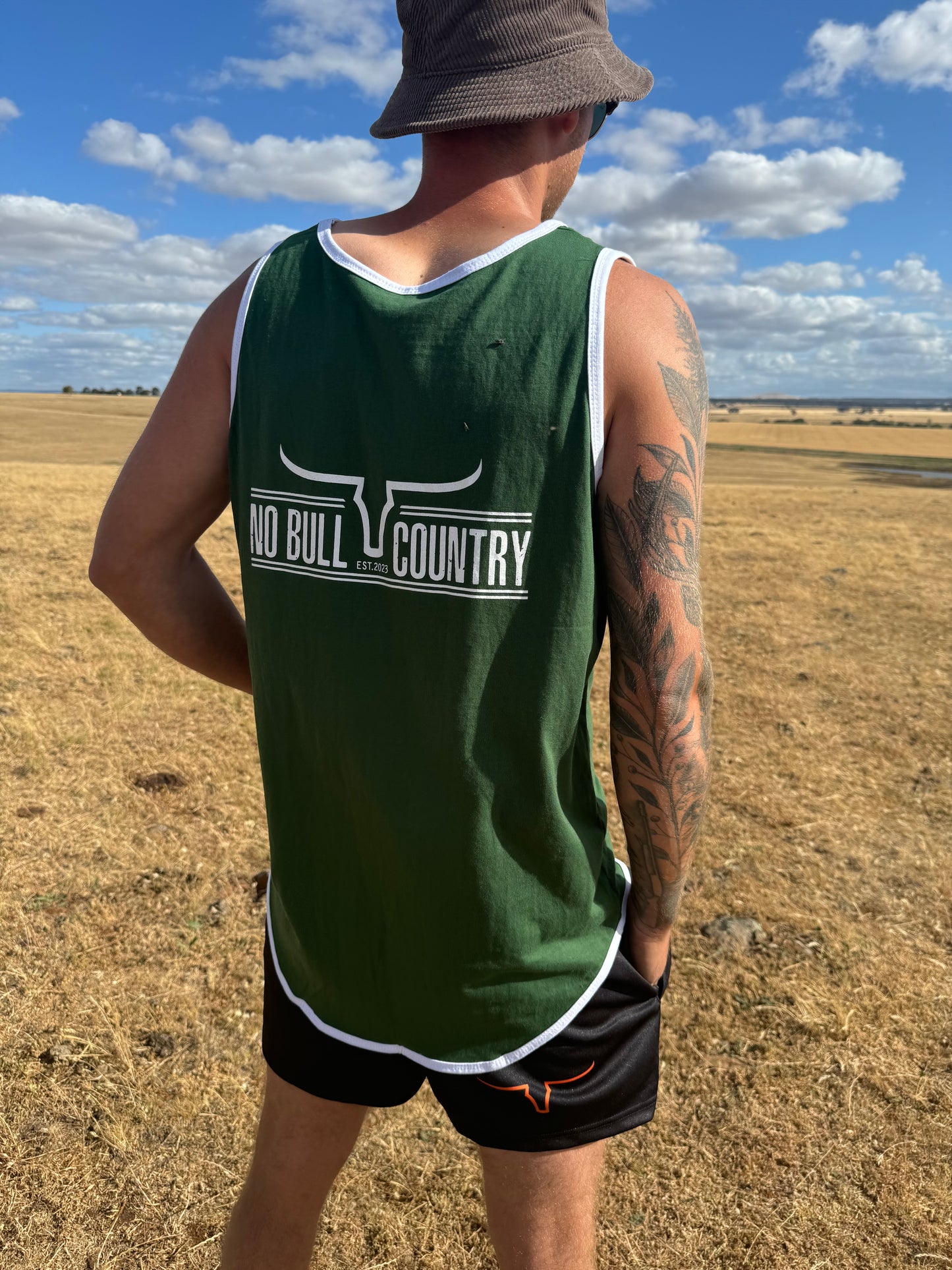 NBC Green Shearing Singlet