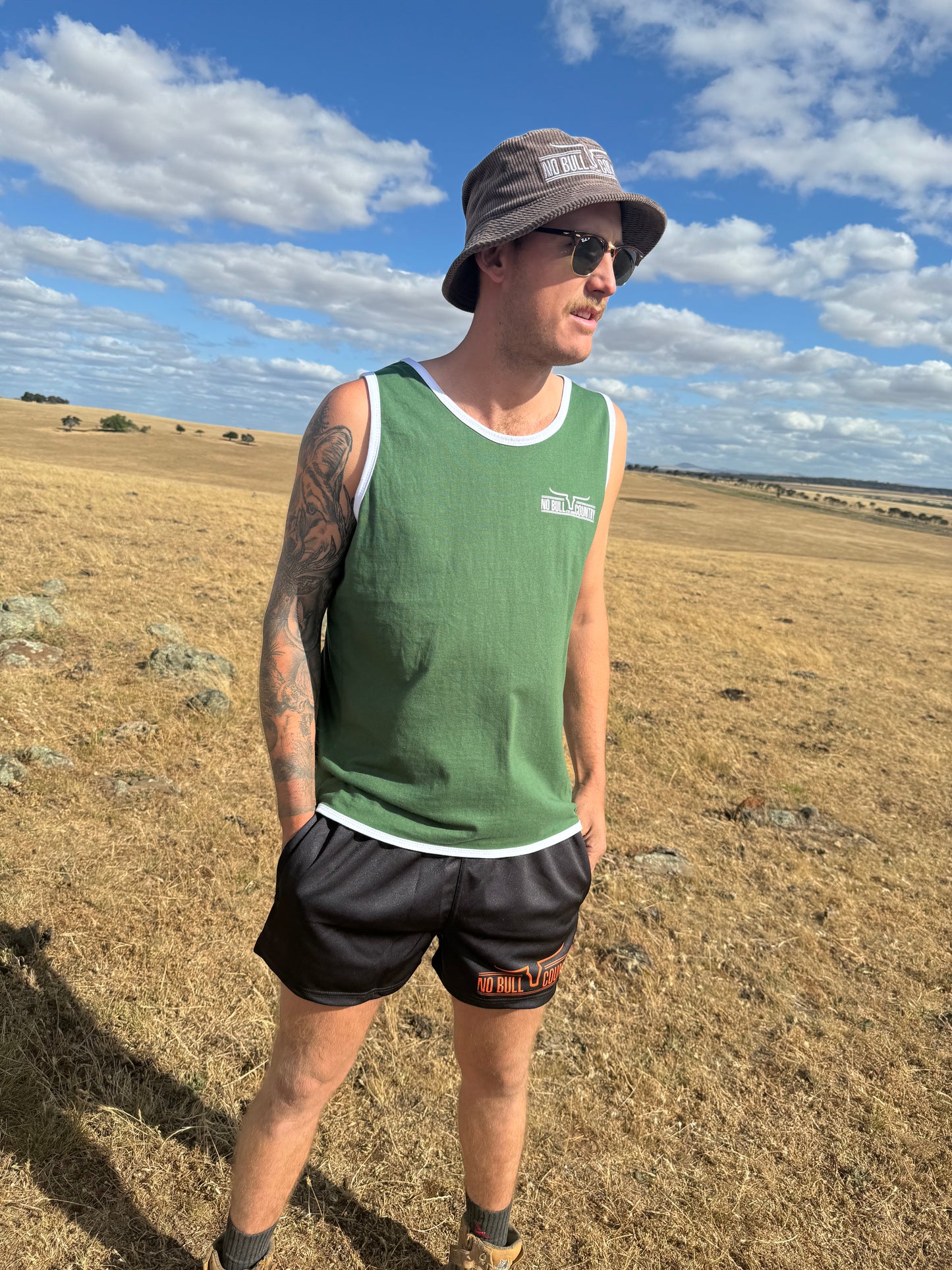 Moolort Footy Shorts Black