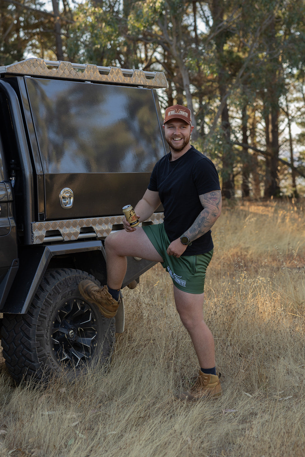 Moolort Footy Shorts Green