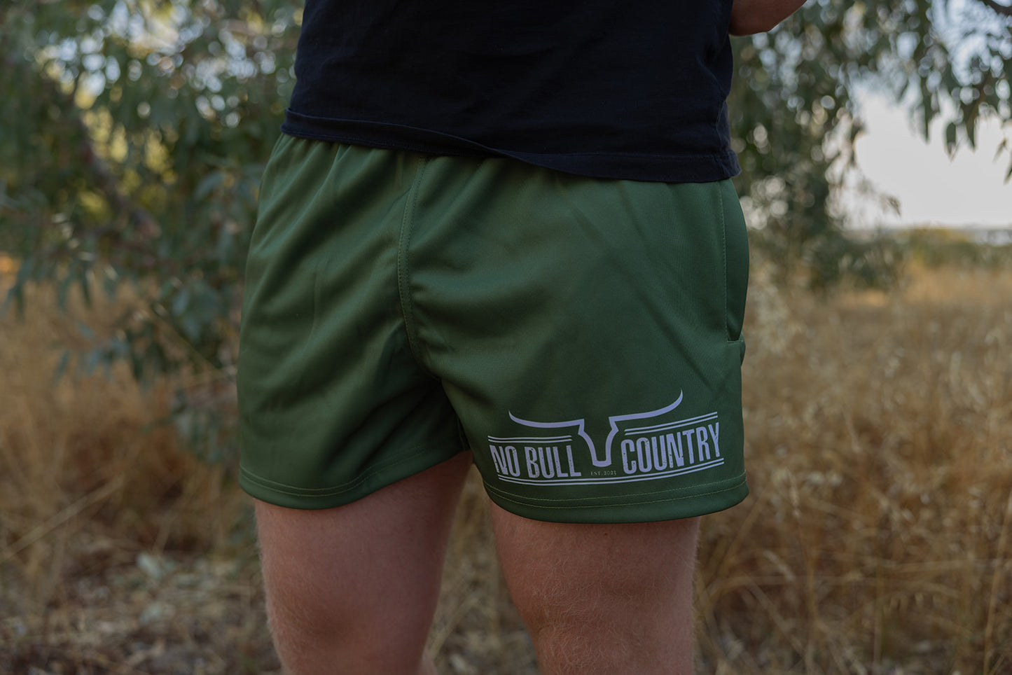 Moolort Footy Shorts Green