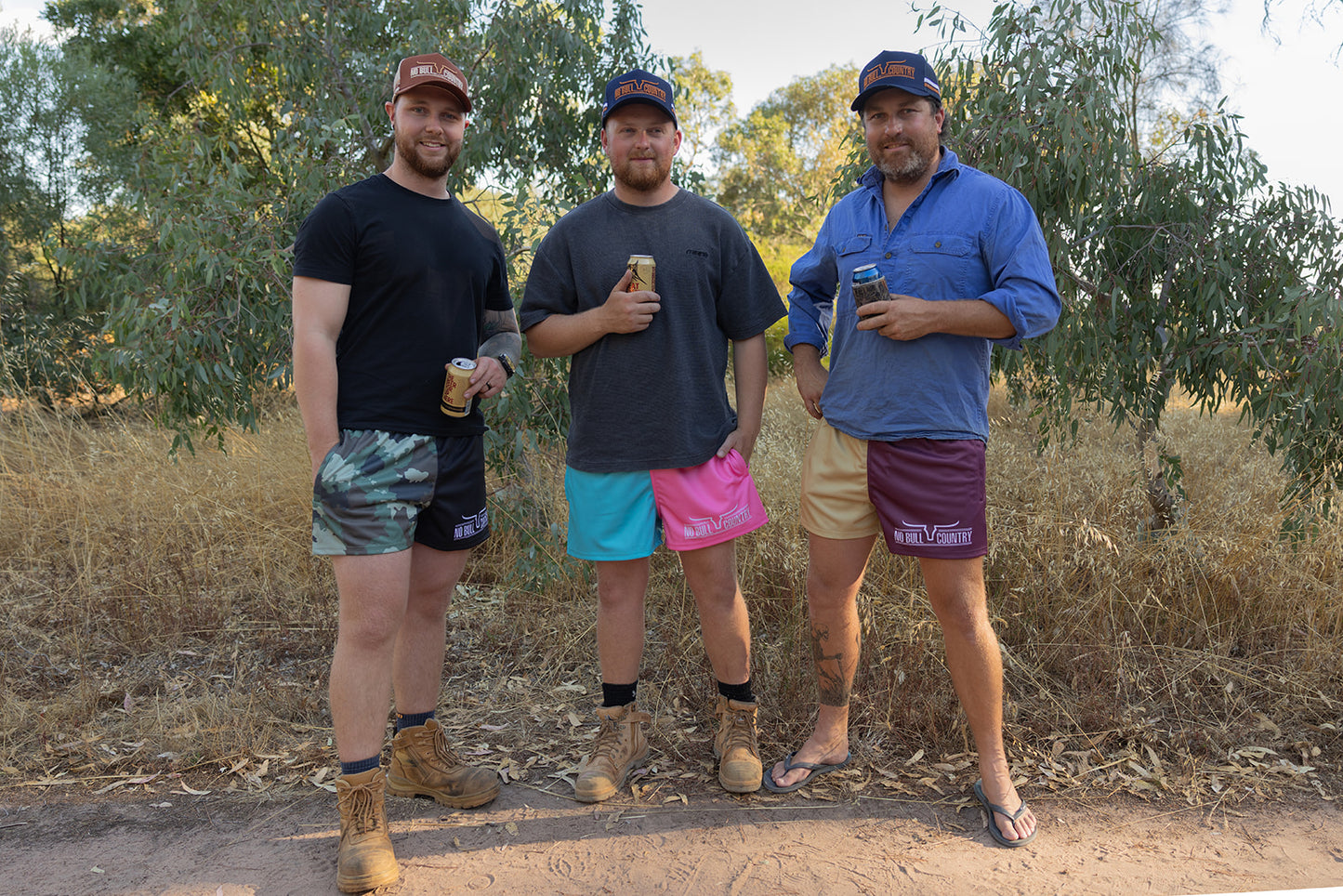 Camo/Black Footy Shorts