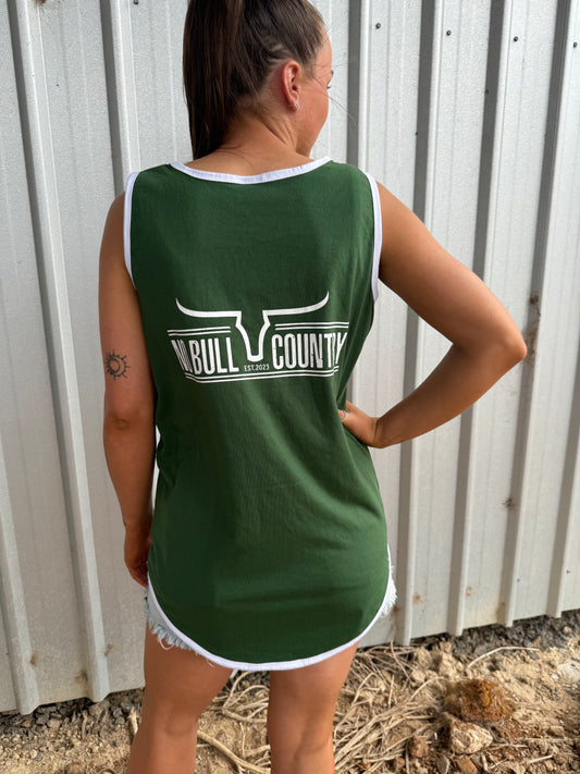 NBC Green Shearing Singlet