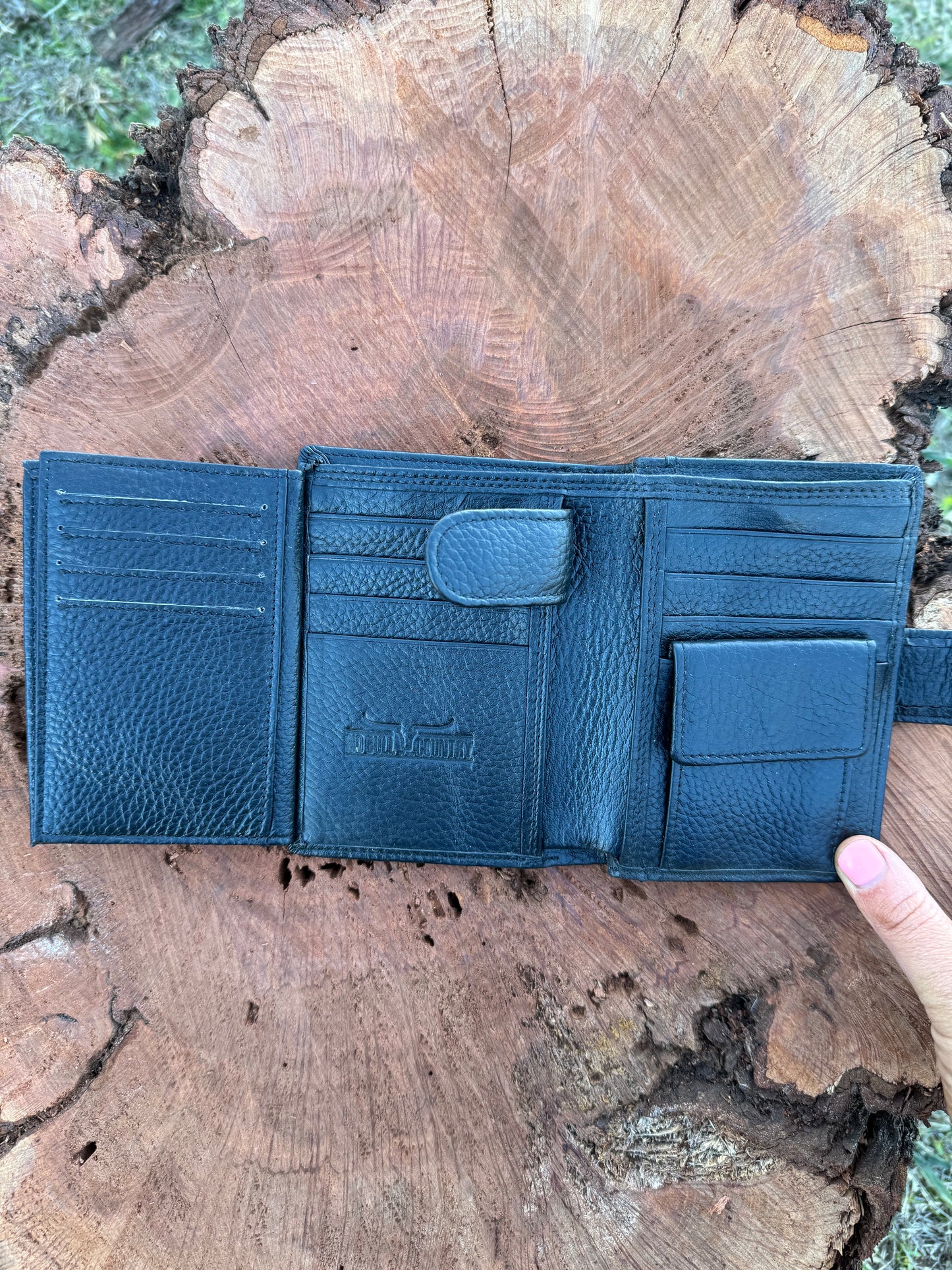 NBC Genuine Leather Wallet BLACK