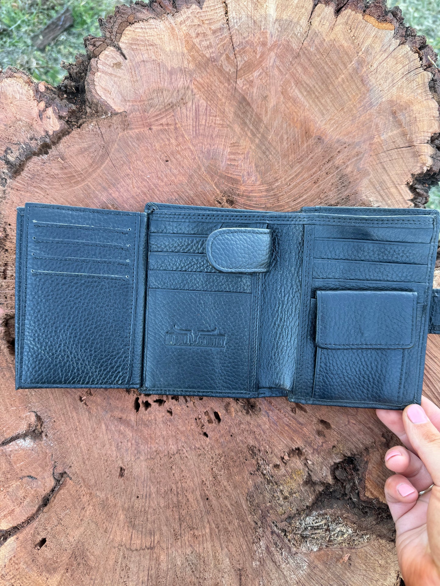 NBC Genuine Leather Wallet BLACK