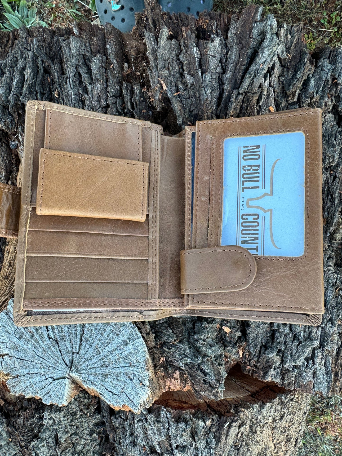 NBC Genuine Leather Wallet Tan