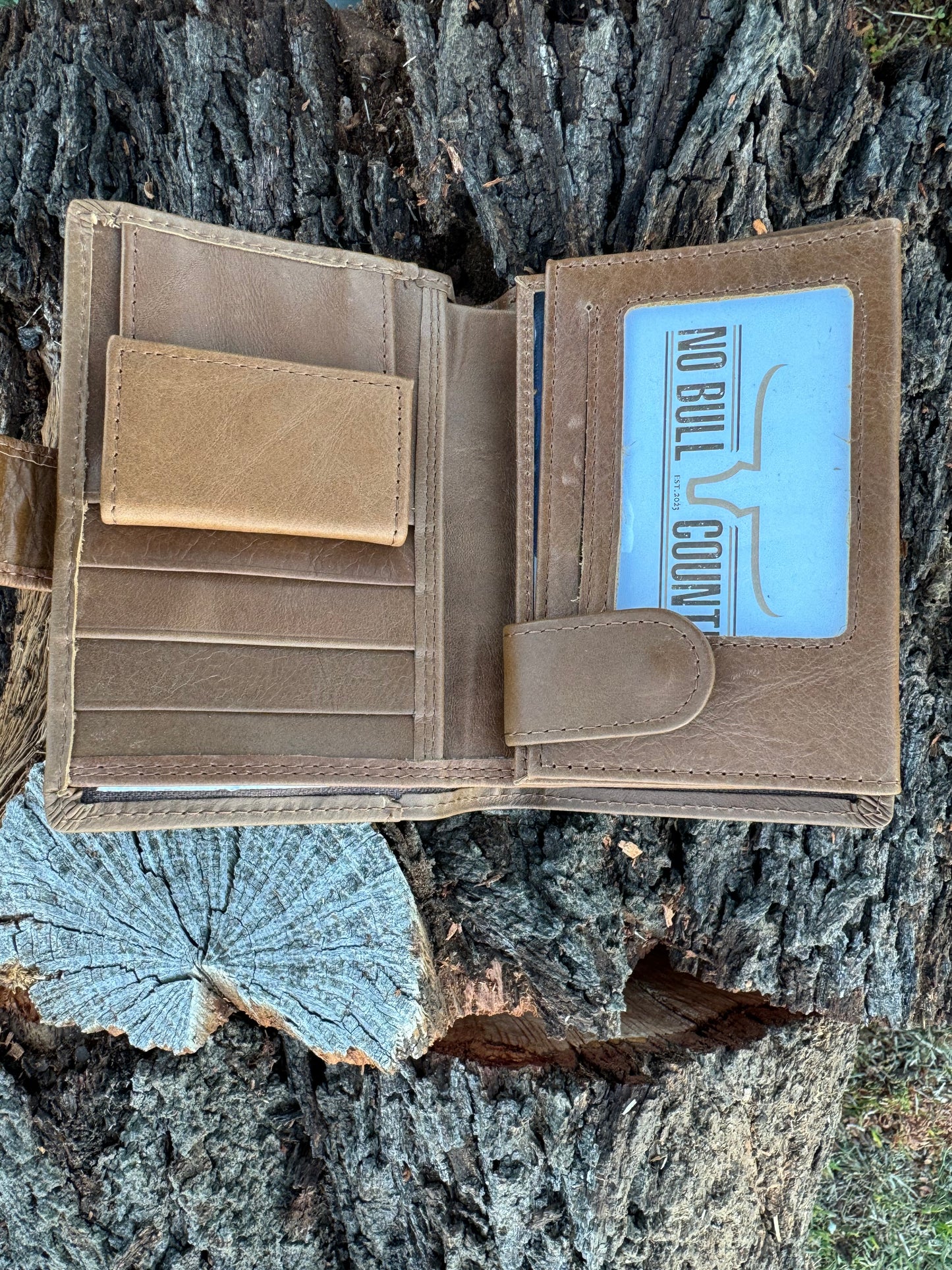 NBC Genuine Leather Wallet Tan