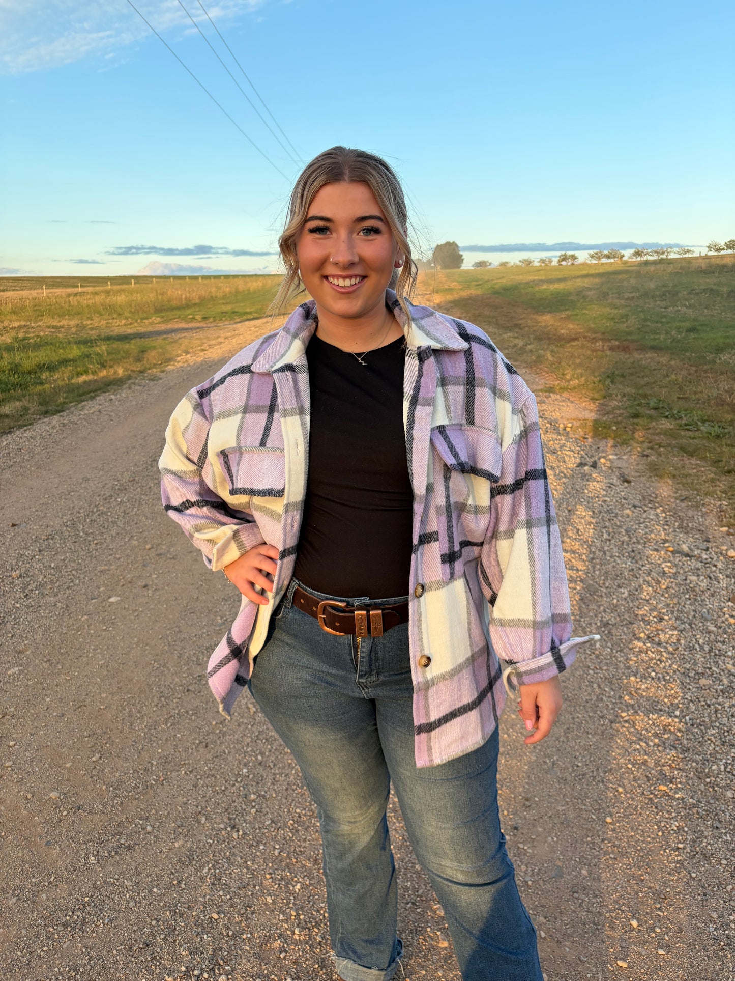 Montana Shacket Purple
