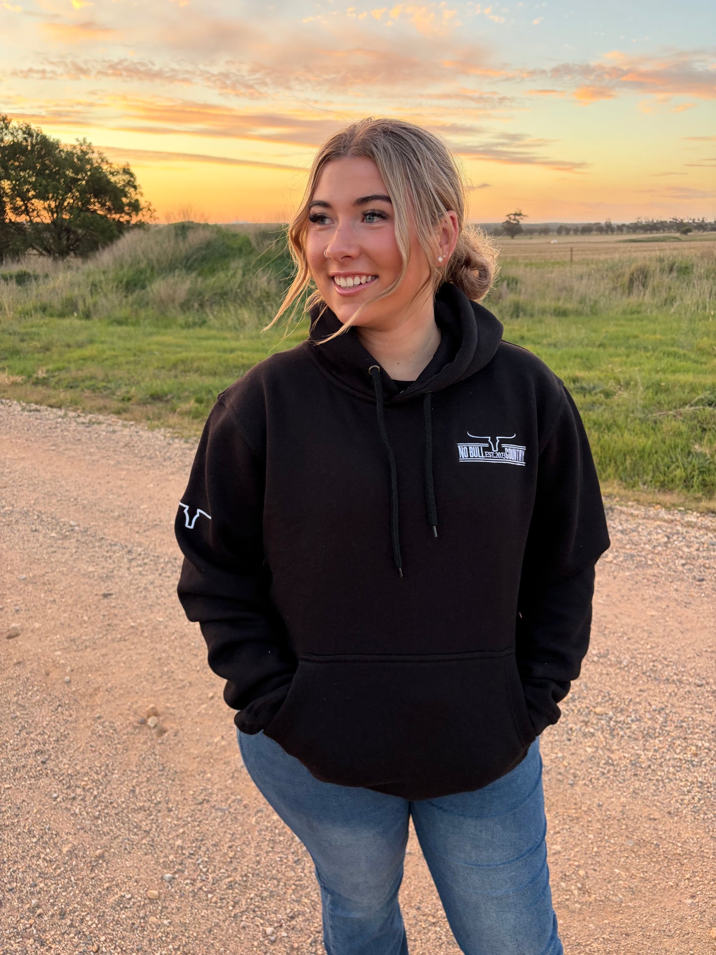 Lenny No Bull Country Hoodie - Black