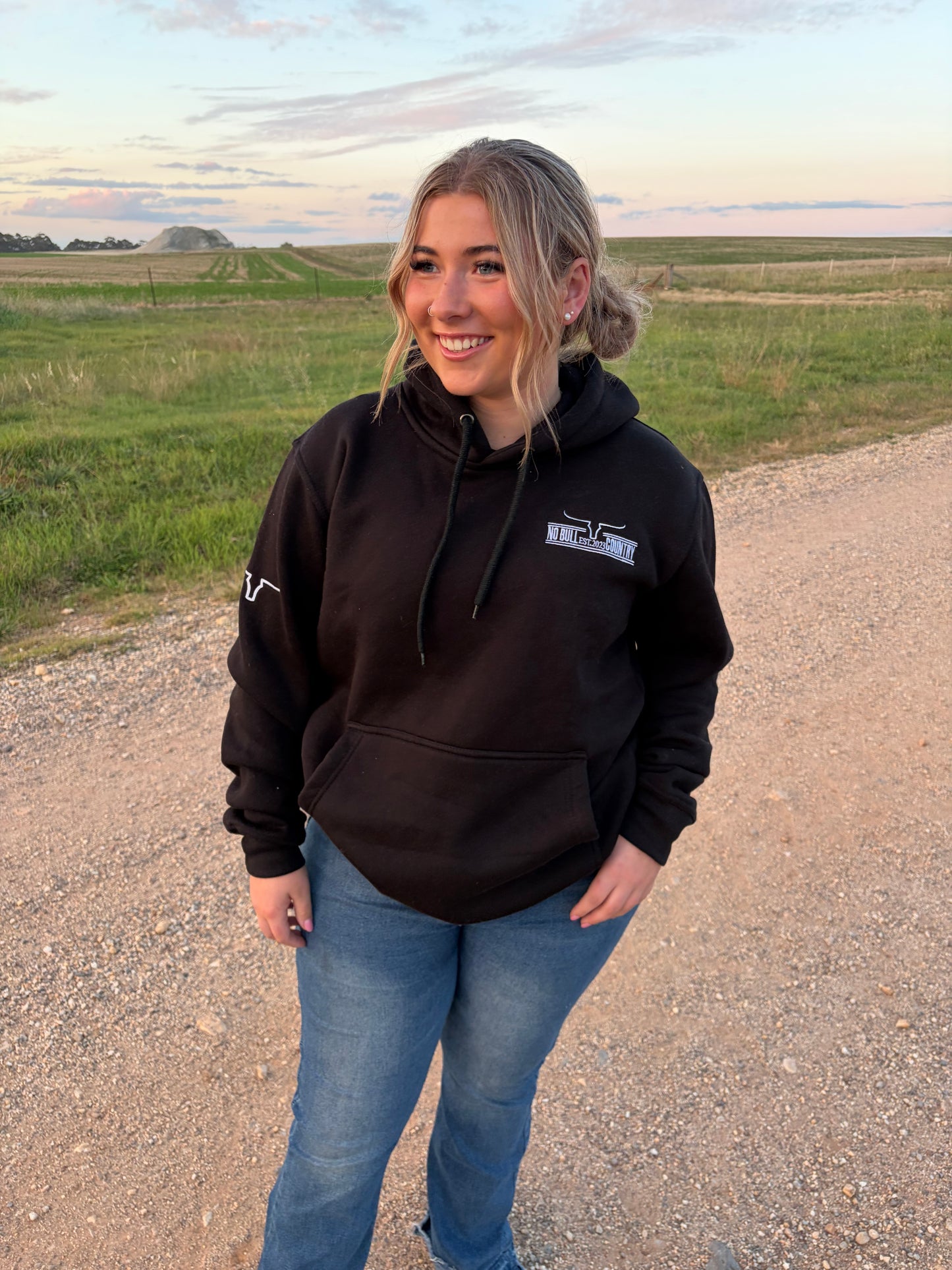 Lenny No Bull Country Hoodie - Black
