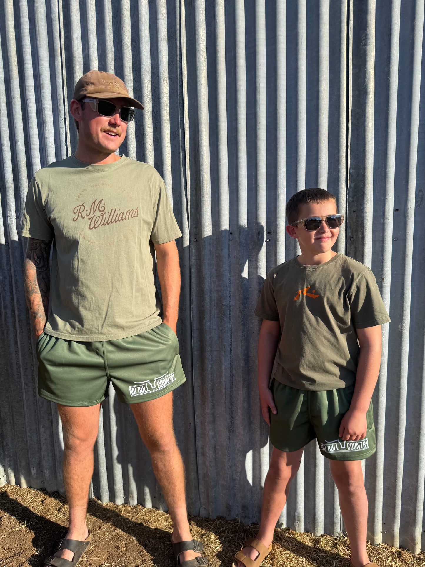 Moolort Footy Shorts Green