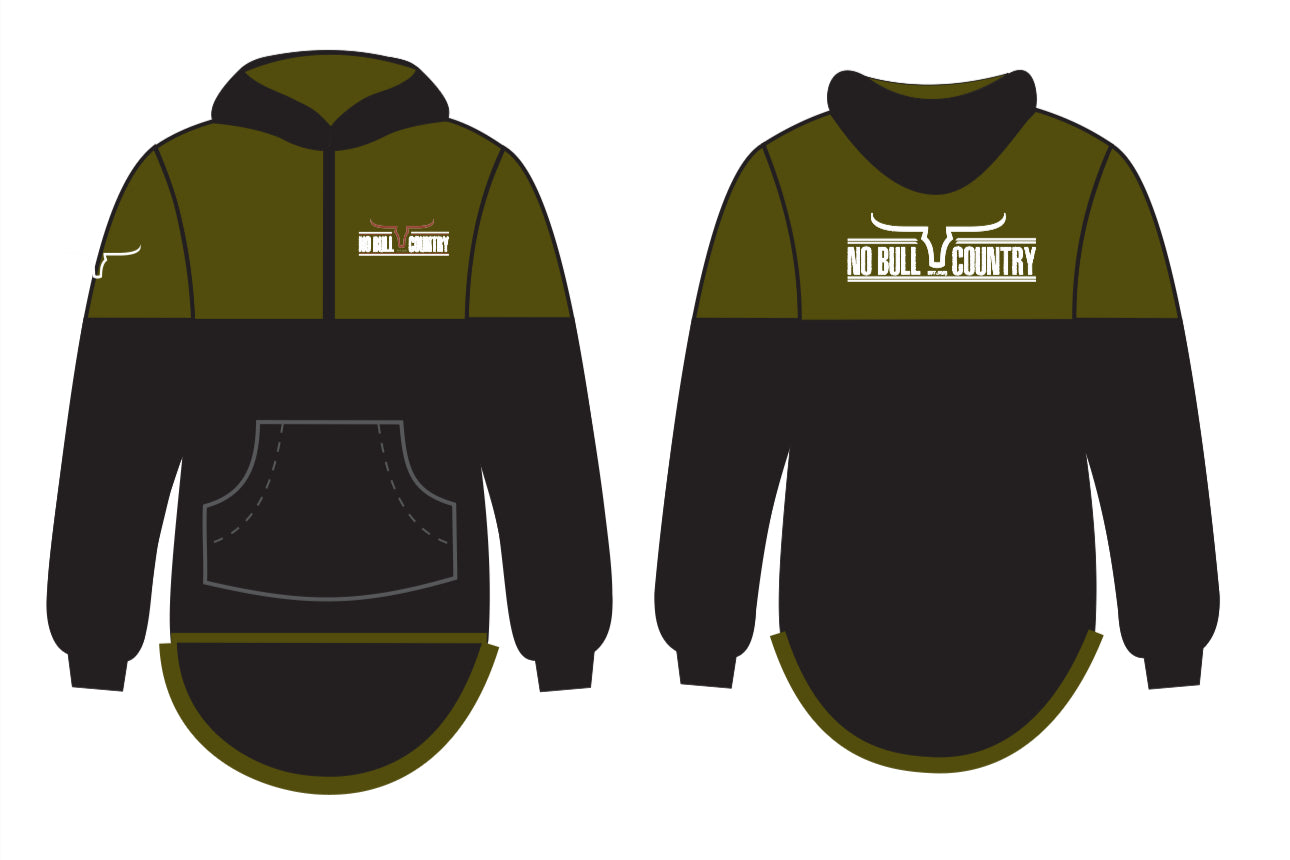 Bobby Shearing Hoodie Khaki/Black