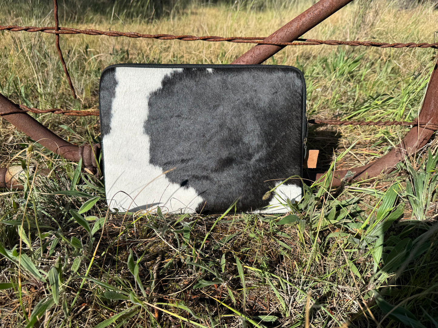 Laptop & Document Bag - Black & White L11222