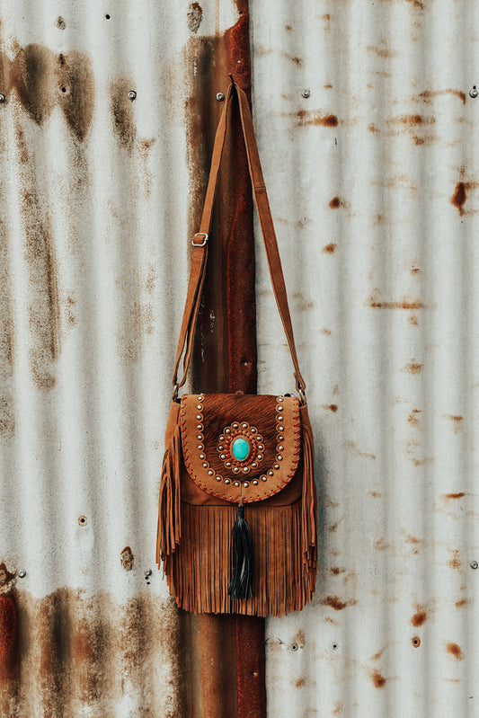 Tarni Tassel Shoulder Bag/Brown